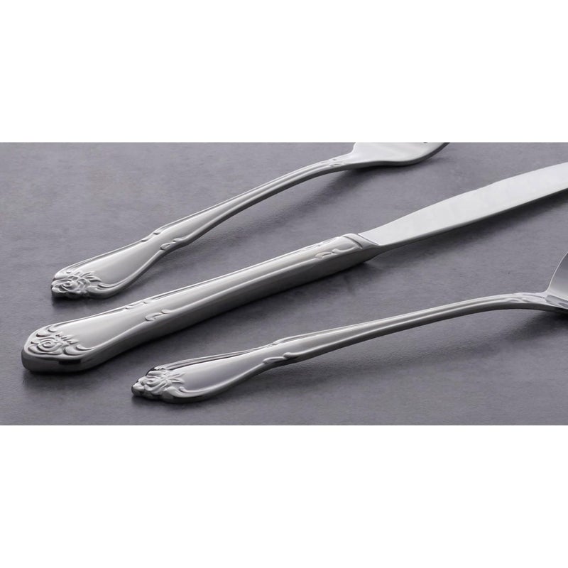 Oneida Silverware Set, True Rose Everyday Flatware Teaspoons Set, Service For 4, 18/0 Stainless Steel, 5.97 x 1.26-Inch, Dishwasher Safe, Mirror Finish, Utensils Set, Tea spoon (Silver, 4 Piece) - Image 5
